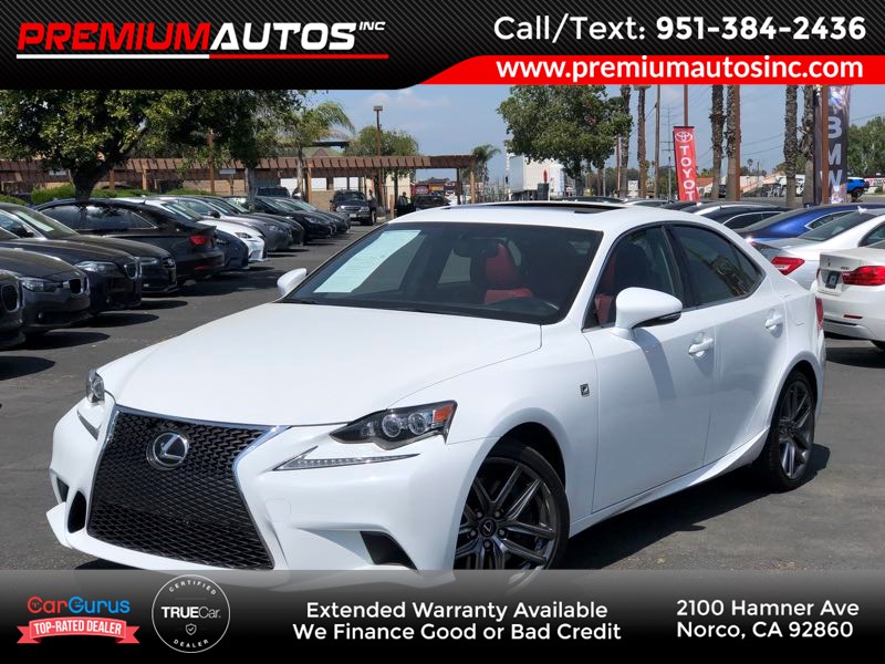 Sold 16 Lexus Is 0t F Sport Red Interior In Norco