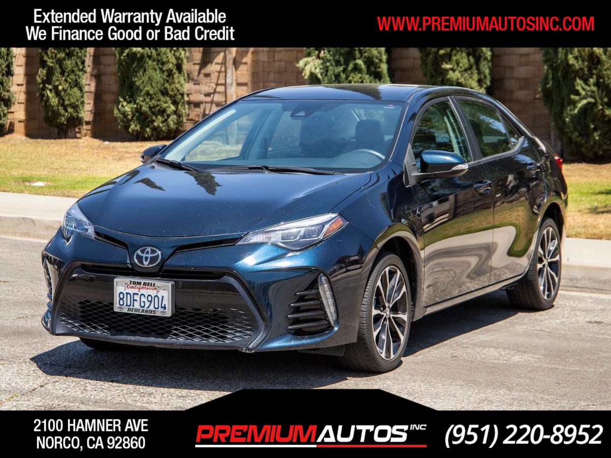 Sold 18 Toyota Corolla Se In Norco