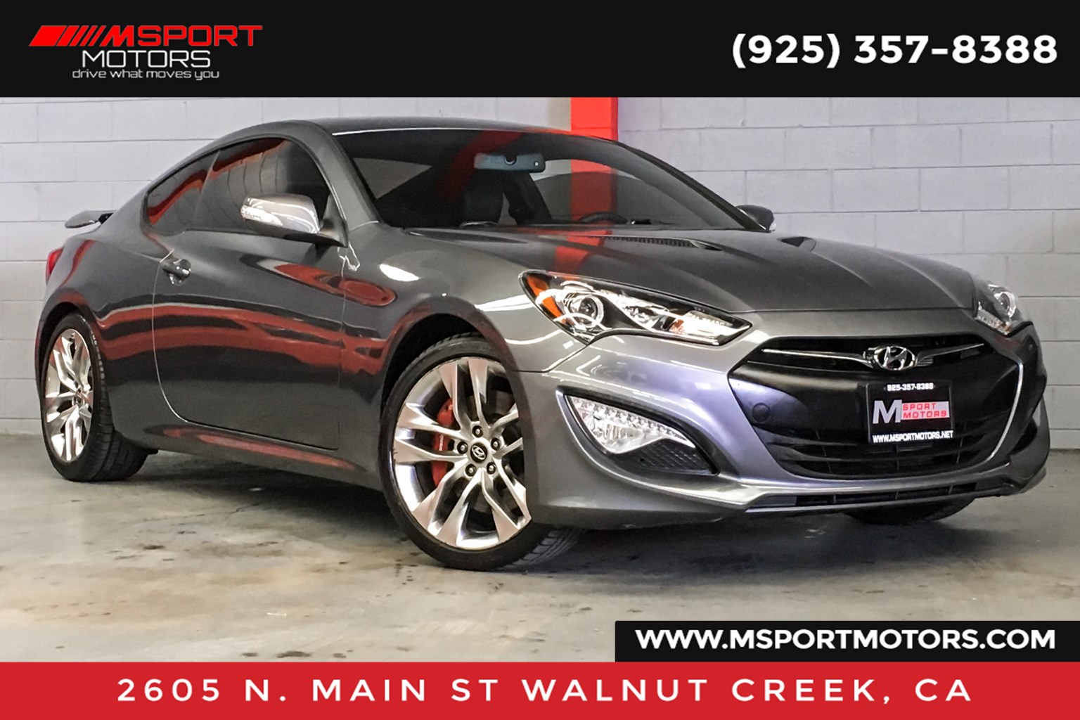 Sold 2016 Hyundai Genesis Coupe 3 8 Ultimate In Walnut Creek