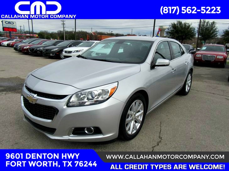 Sold 2015 Chevrolet Malibu Ltz In Fort Worth