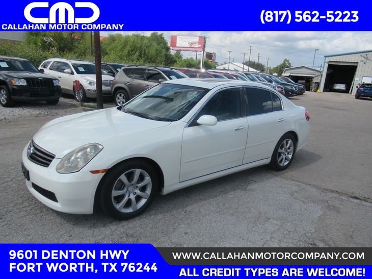 Sold 2005 Infiniti G35 Sedan In Fort Worth