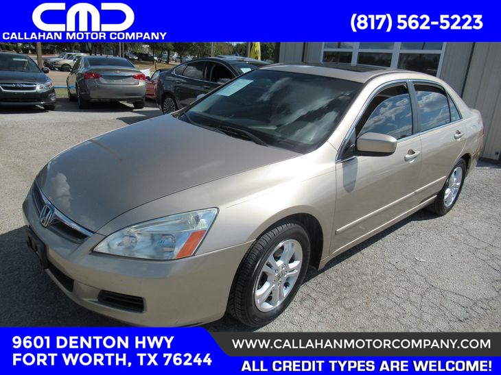 Used 2006 Honda Accord Sdn Ex In Fort Worth