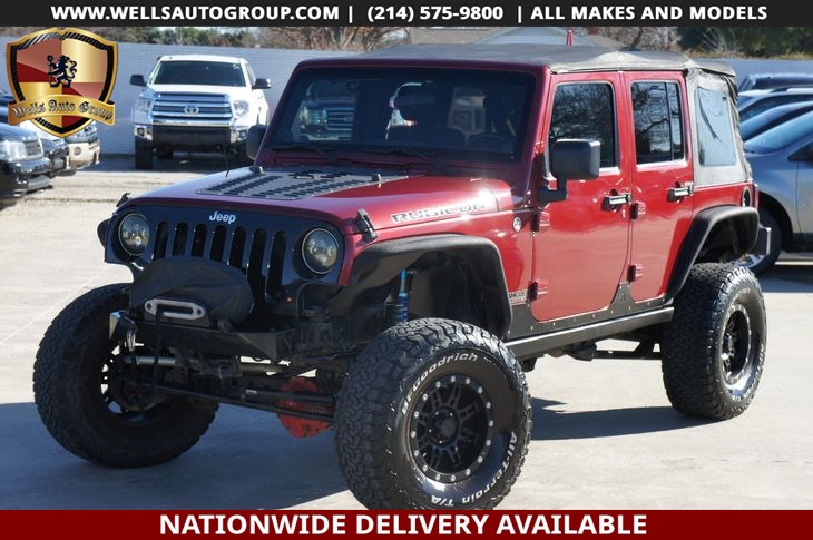 2012 Jeep Wrangler Unlimited Rubicon Lifted Tires Winch Bunch Of Extras Wells Auto Group