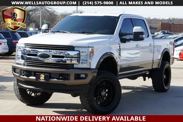 Sold 2017 Ford Super Duty F 250 Srw King Ranch Lifted Tires Pano Roof Extras In Mckinney