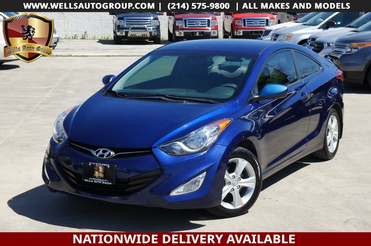 Sold 2013 Hyundai Elantra Coupe Gs In Mckinney