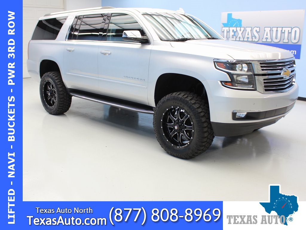 Sold 2018 Chevrolet Suburban Premier Lifted Navi Rear Cam Buckets 3rd Row In Houston