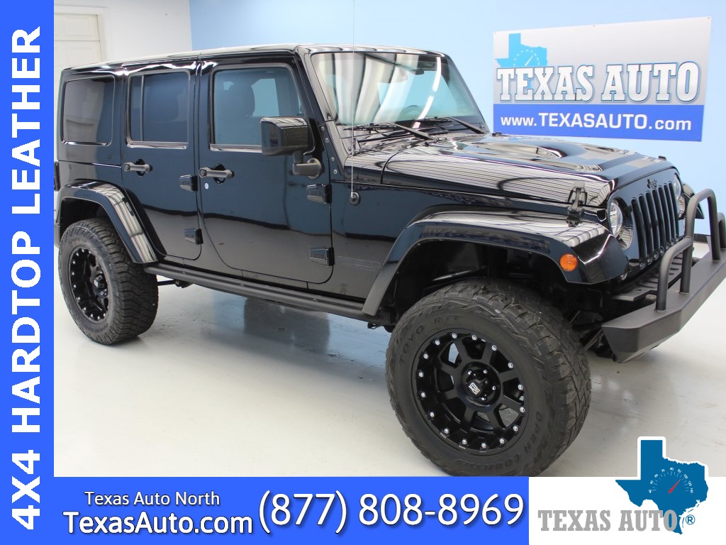 Sold 2015 Jeep Wrangler Unlimited Sahara Altitude Lifted Navi Alpine In Houston