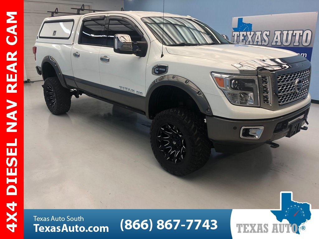 sold 2016 nissan titan xd platinum reserve lifted navi rear cam in webster 2016 nissan titan xd platinum reserve lifted navi rear cam texas auto