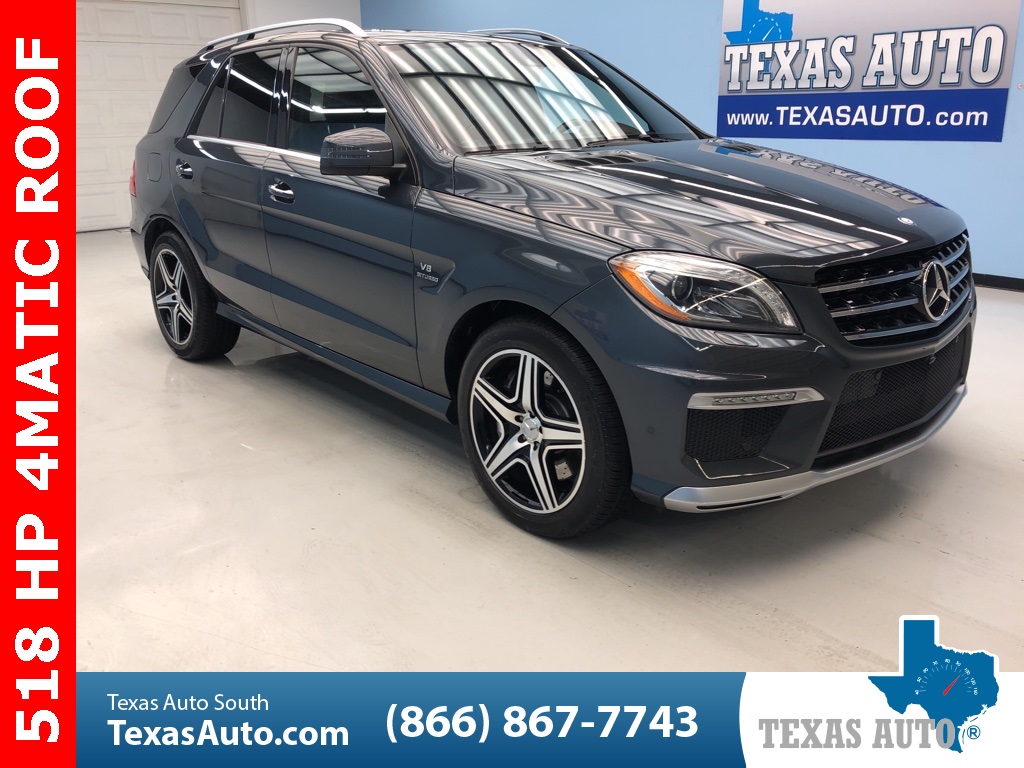 2014 Mercedes Benz M Class Ml 63 Amg 4matic Bo Sound Navi Roof Texas Auto South