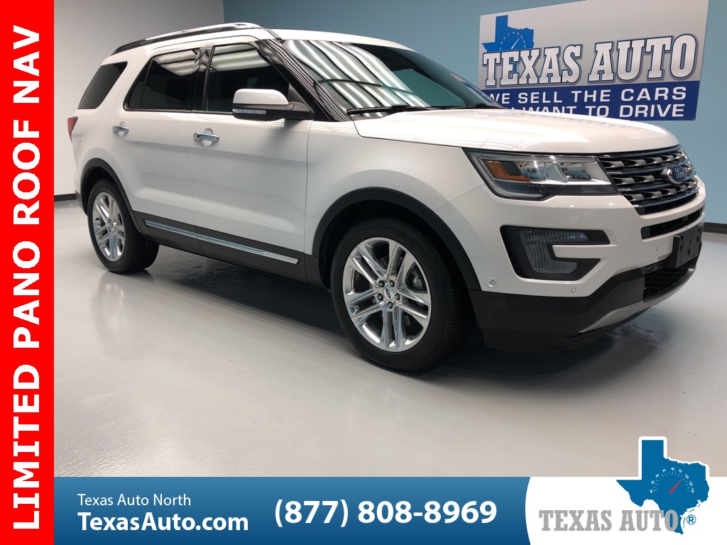 Ford Explorer Limited >> 2017 Ford Explorer Limited Pano Navi 3rd Row Heat Seats Texas Auto North Ford Explorer Limited >> 2017 Ford Explorer Limited Pano Navi 3rd Row Heat Seats Texas Auto North