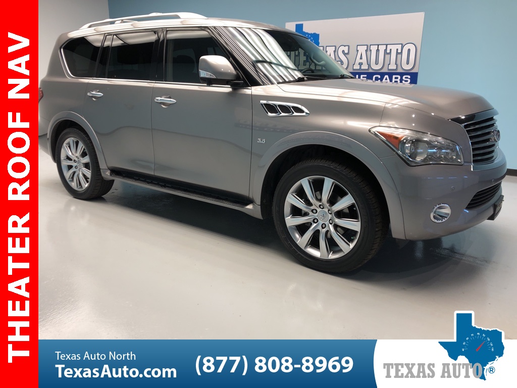 Sold 2014 Infiniti Qx80 Base Theater Navi 22 Wheel Pkg Roof In Houston