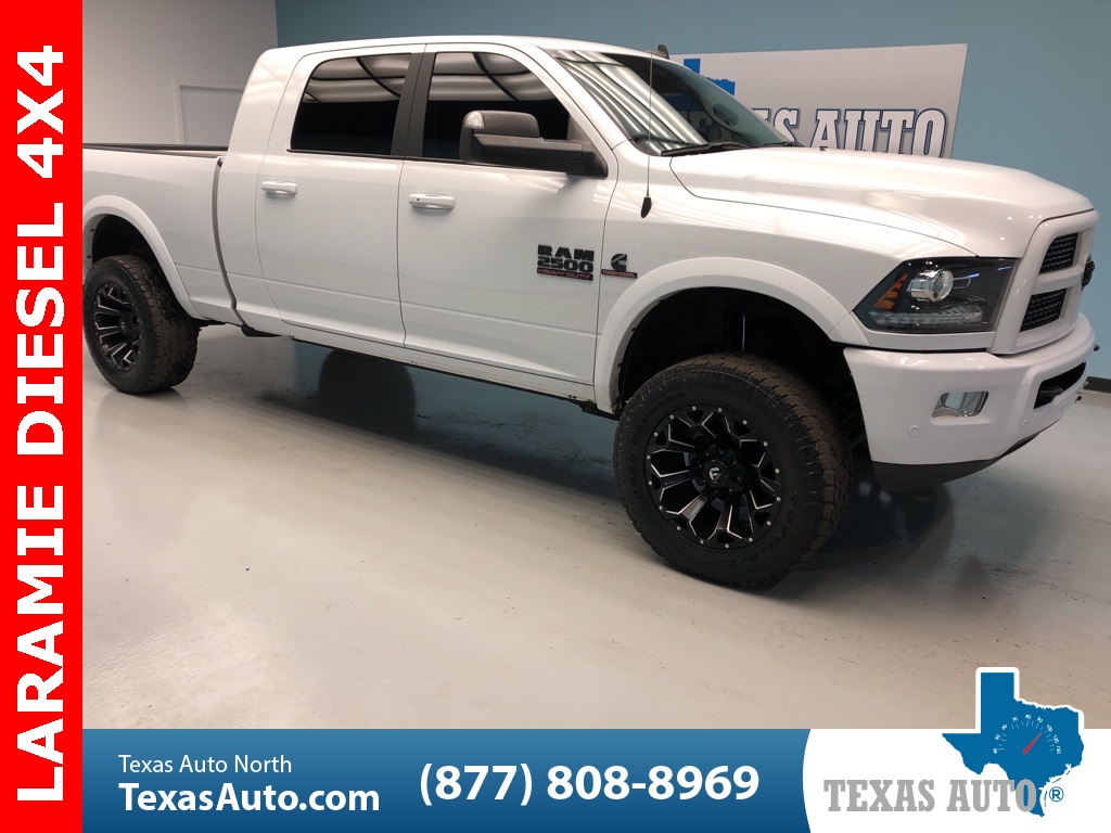 2017 Ram 2500 Laramie Mega Cab Lifted Leather Rear Cam Texas Auto North
