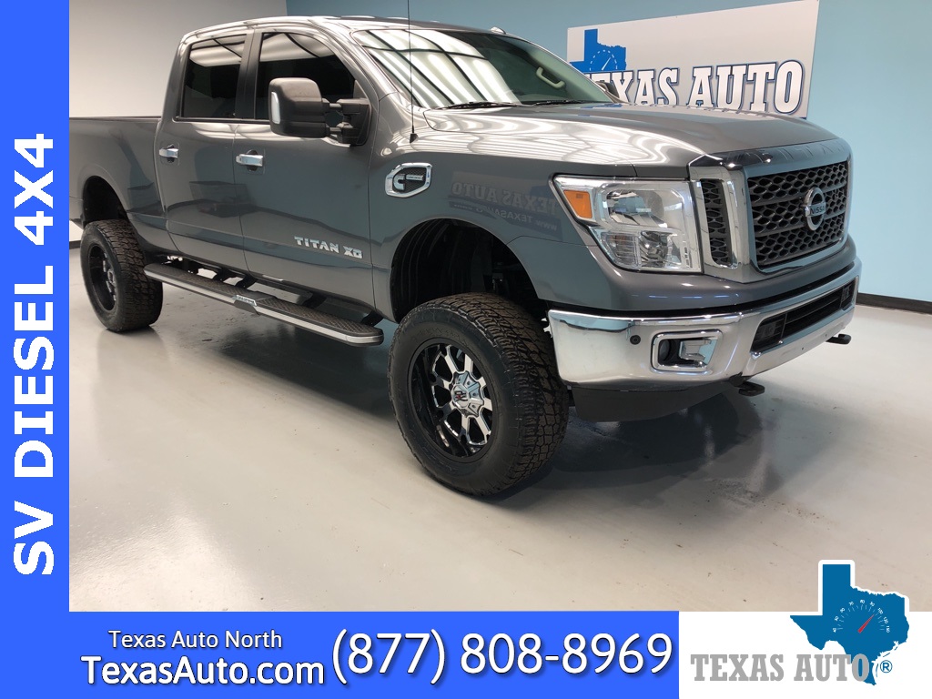 Sold 2017 Nissan Titan Xd Sv Lifted Navi Rear Cam Buckets In Houston