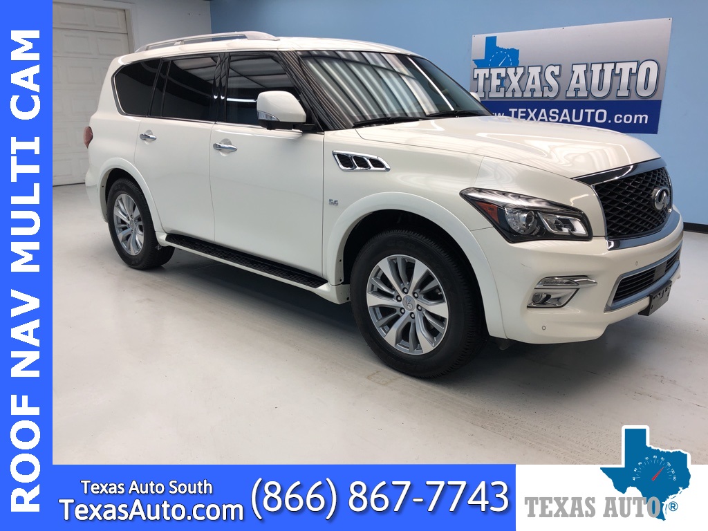 Sold 2017 Infiniti Qx80 Base Navi Roof Rear Cam Power 3rd Row In Webster