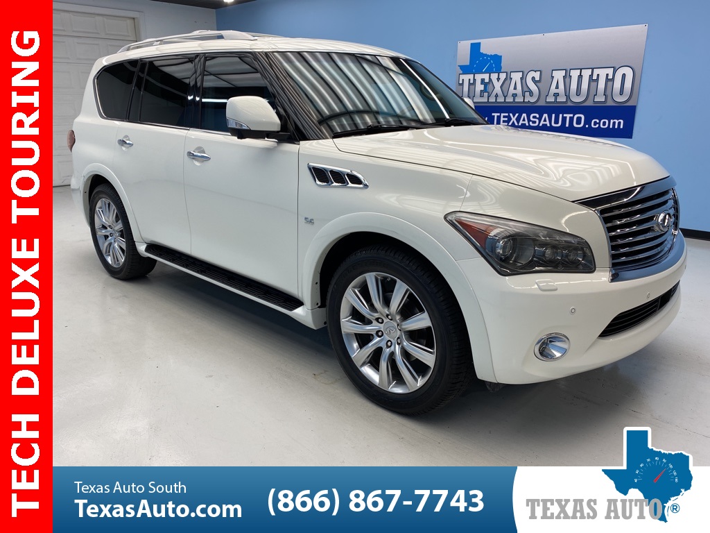 Sold 2014 Infiniti Qx80 Base Theater Pkg 22 Wheel Pkg Navi Buckets In Webster