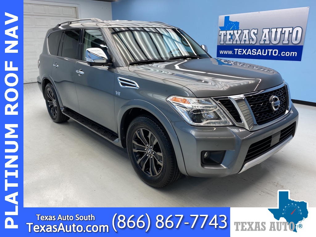 Used 2018 Nissan Armada Platinum Dvd 3rd Row Navi Roof In Webster