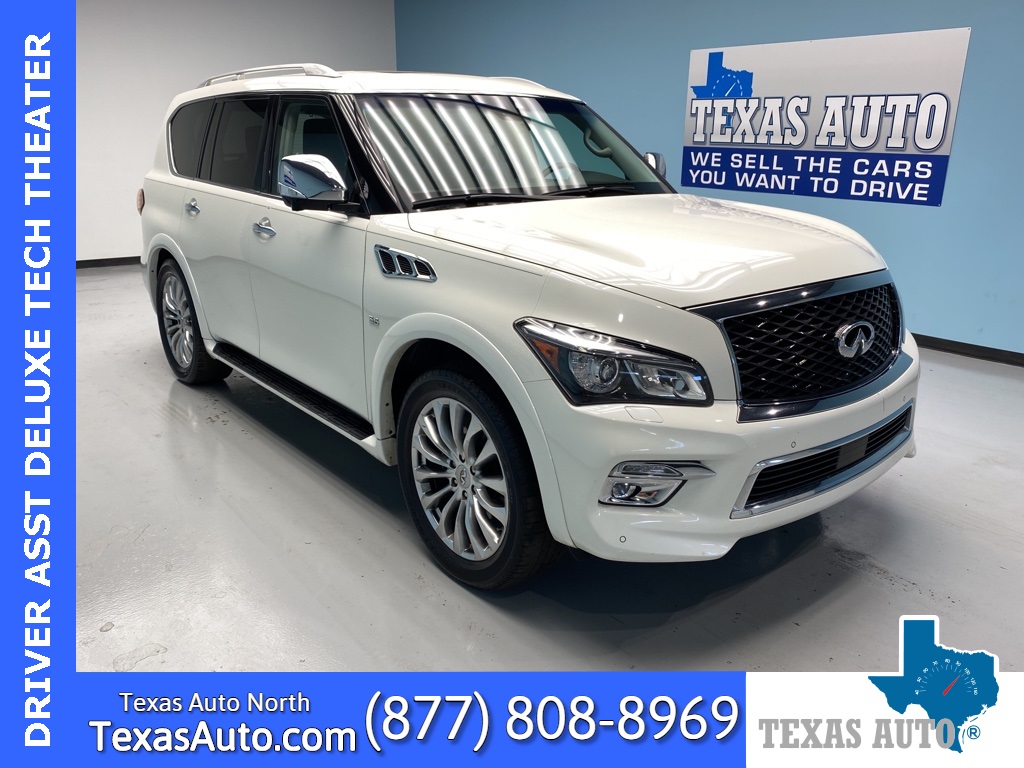 Sold 2017 Infiniti Qx80 Base Drive Asst Delux Tech 22 S Theater Pkg In Houston