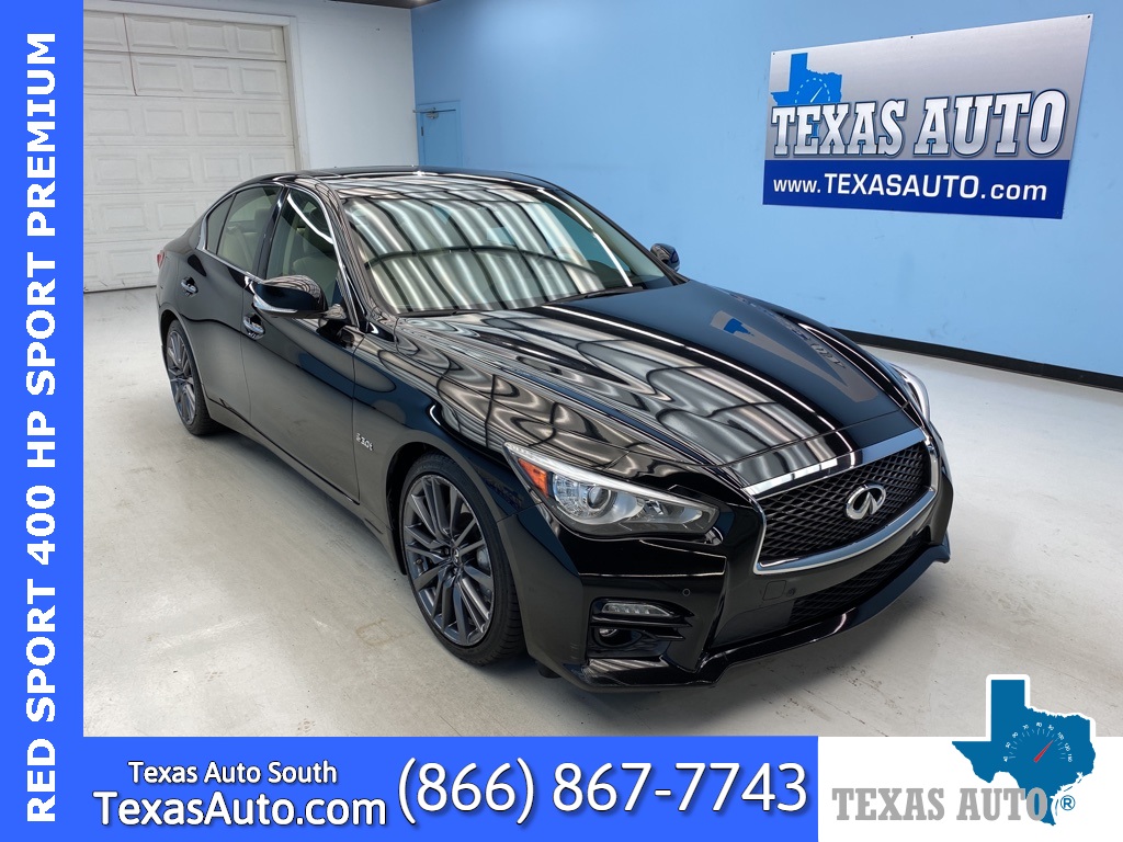 Used 2016 Infiniti Q50 Red Sport 400 Sport Premium Plus Navi Roof In Webster
