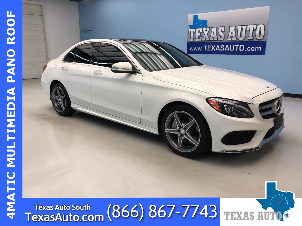 Sold 2015 Mercedes Benz C Class C 400 4matic Amg Sport Premium Pano Navi In Webster