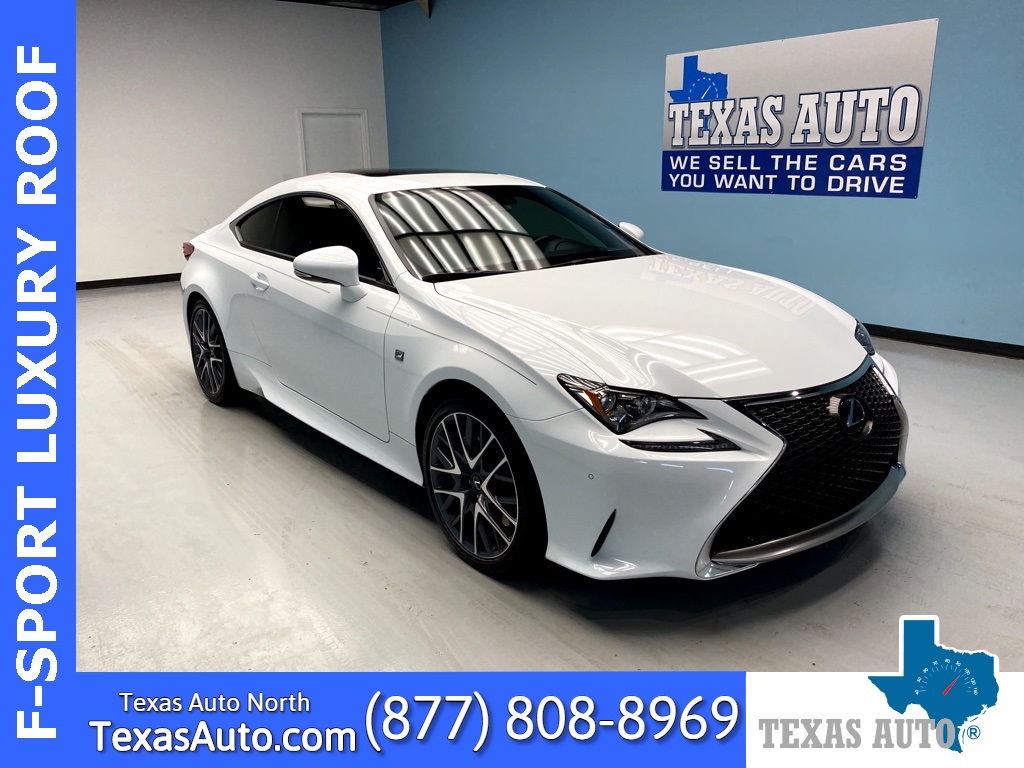 Sold 18 Lexus Rc 300 F Sport Lux Pkg Navi Roof Sport In Houston