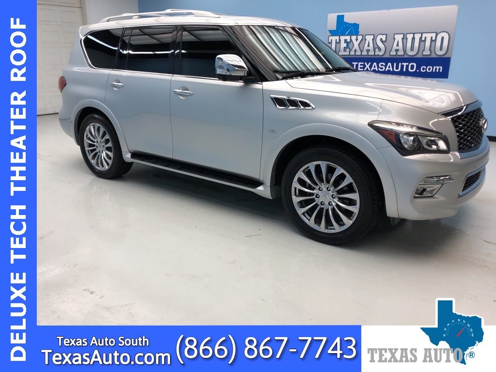 Used 2015 Infiniti Qx80 Base Navi Roof 22 Wheel Pkg Rear Cam In Webster