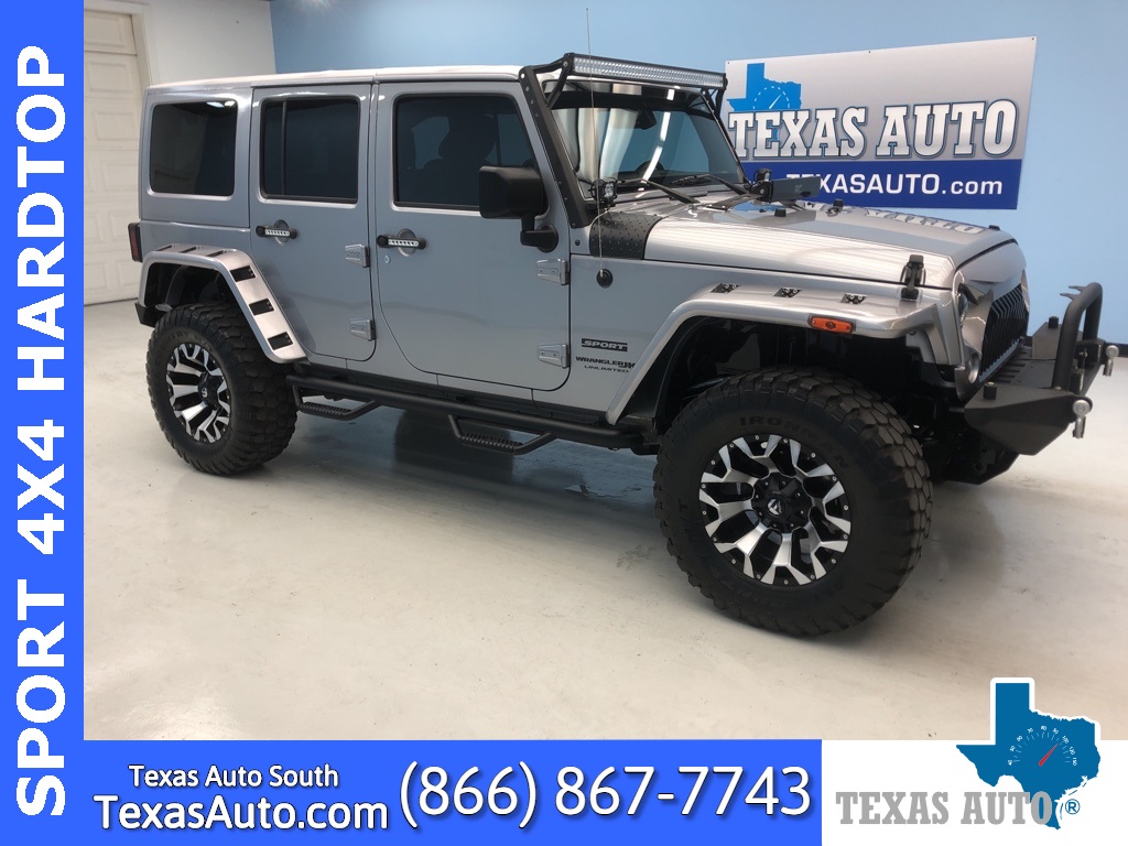 Sold 2018 Jeep Wrangler Jk Unlimited Sport Lifted In Webster