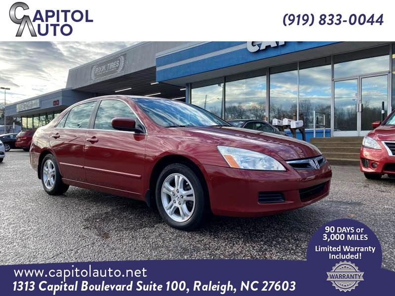 Sold 07 Honda Accord Sdn Ex L In Raleigh