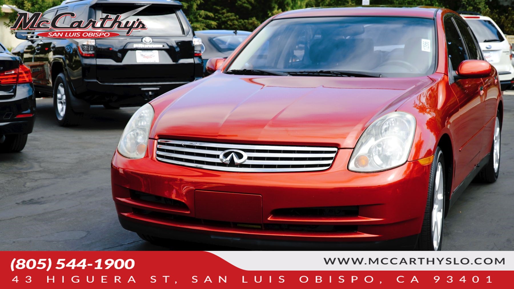 Sold 2003 Infiniti G35 Sedan W Leather In San Luis Obispo