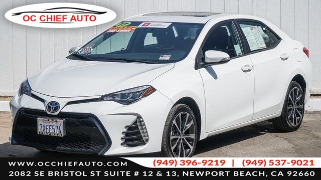 Sold 2017 Toyota Corolla Se Sunroof Navigation Lather Seat In oc chief auto
