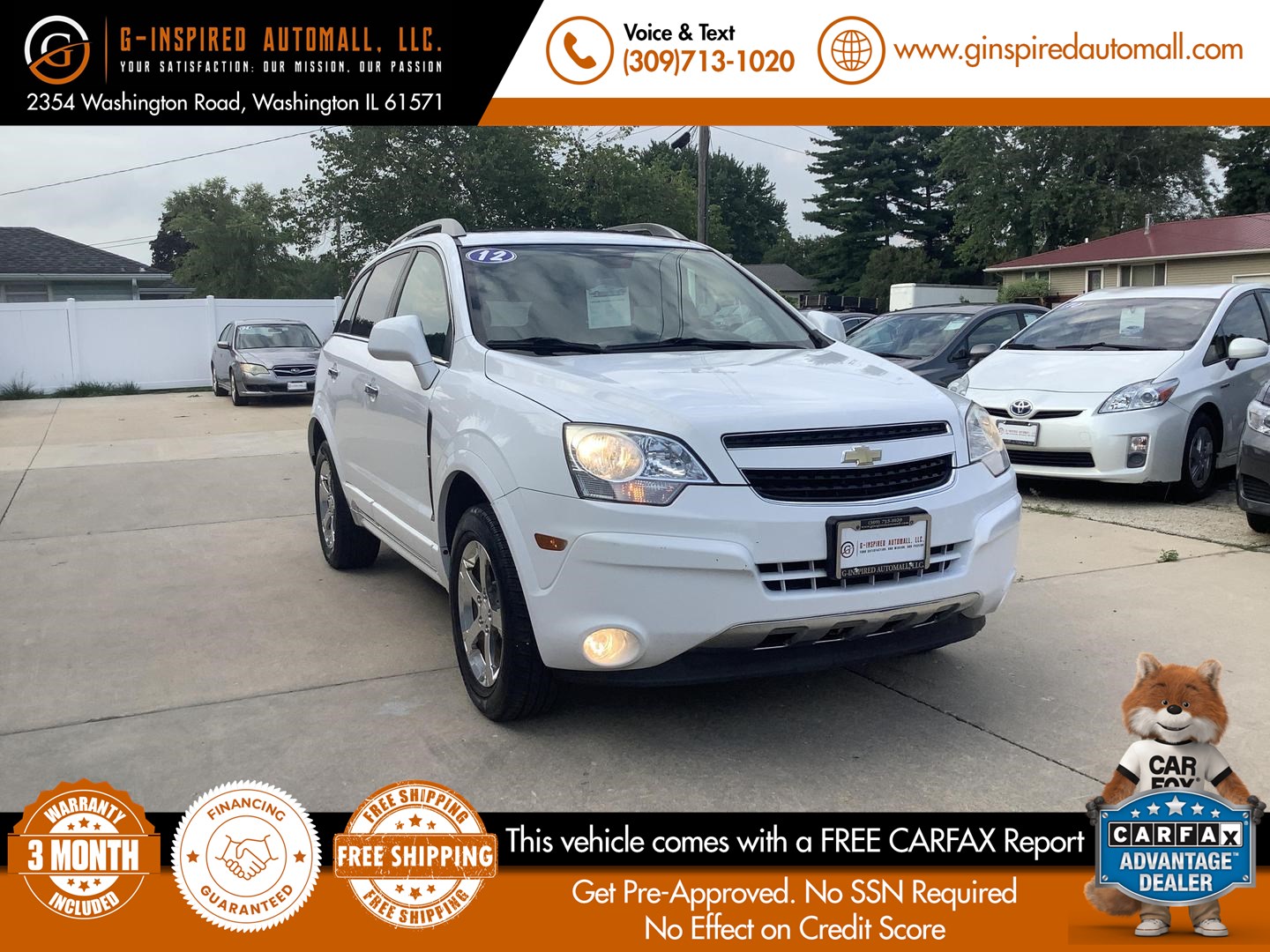 2012 Chevrolet Captiva Sport Fleet LTZ