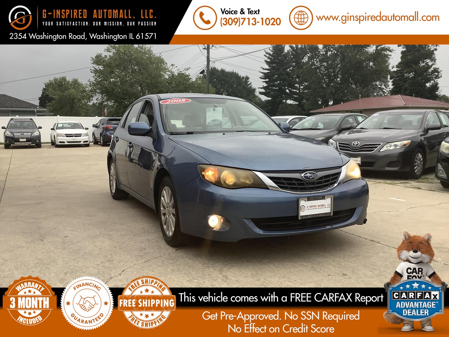 2008 Subaru Impreza Wagon i w/Premium Pkg