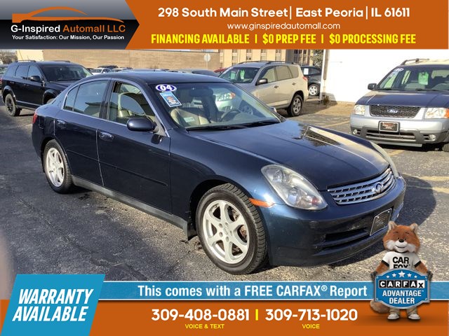 Sold 2004 Infiniti G35 Sedan W Leather In East Peoria