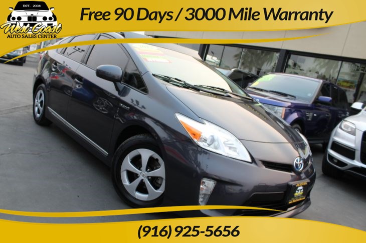 Used 2012 Toyota Prius Three Solar Roof Pkg Navigation In Sacramento