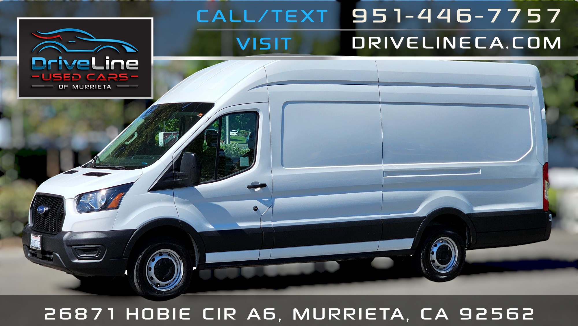 2021 Ford Transit Cargo Van T-350 148" EL Hi Rf 9500 GVWR RWD