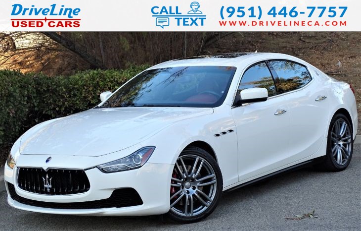 Maserati Ghibli S Q4 >> 2016 Maserati Ghibli S Q4 Sports Pkg Red Leather Interior Driveline Used Cars Maserati Ghibli S Q4 >> 2016 Maserati Ghibli S Q4 Sports Pkg Red Leather Interior Driveline Used Cars