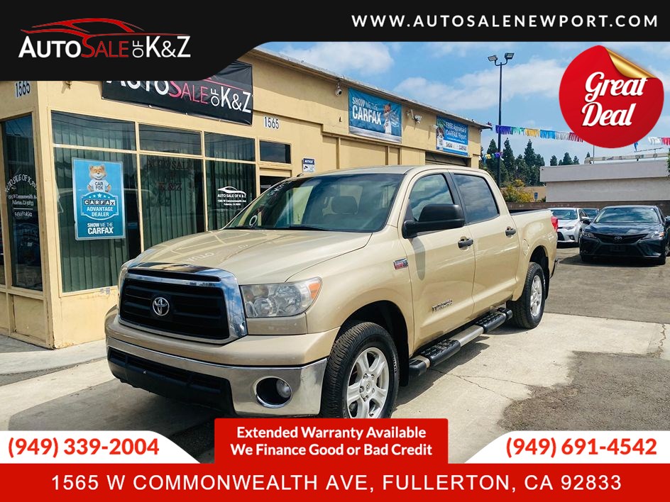 2010 Toyota Tundra 4WD Truck Crew Cab Extra Short Bed