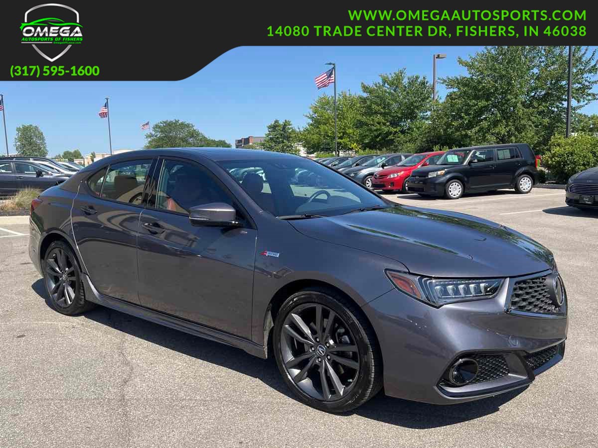 2019 Acura TLX w/A-Spec Pkg Red Leather