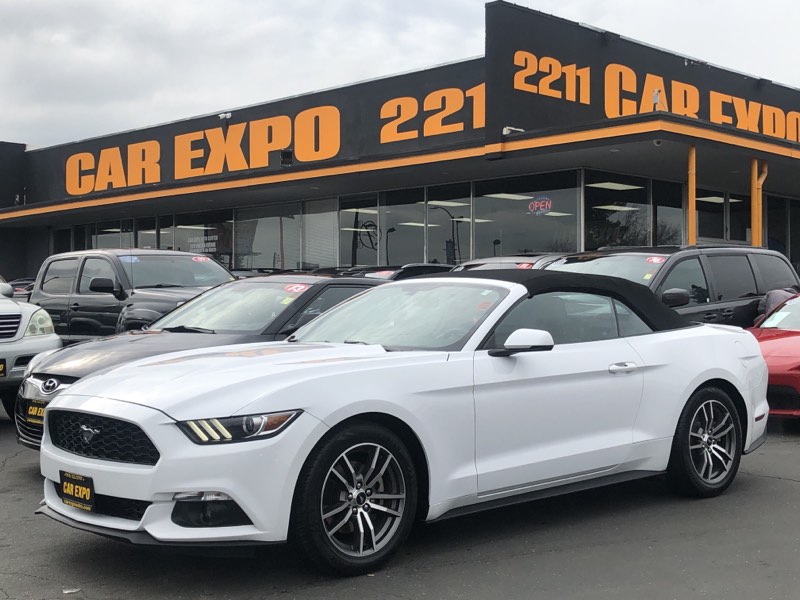 Sold 16 Ford Mustang Ecoboost Premium Convertible In Sacramento