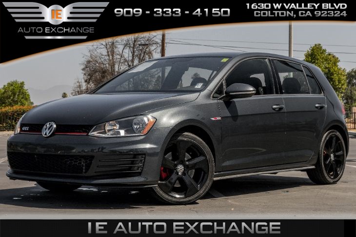 Sold 17 Volkswagen Golf Gti 2 0t S Dsg Hatchback W Gti Carpeted Mats Kit Clark Plaid Seats In Colton