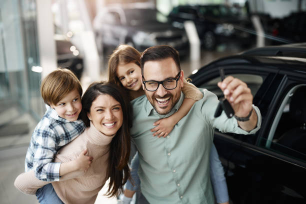 Family at Dealership