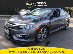 Used 2017 Honda Civic Hatchback Lx In Orange