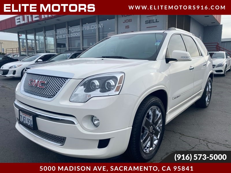 Used 2012 Gmc Acadia Denali In Sacramento