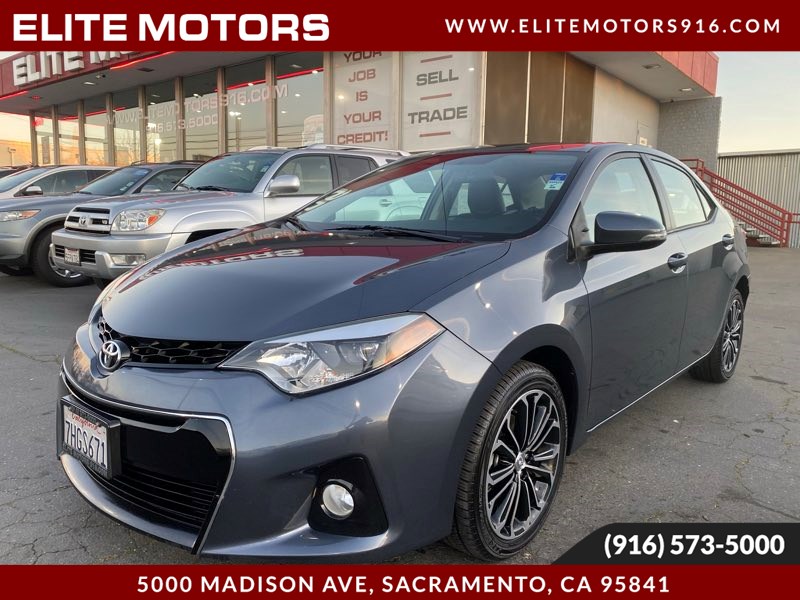 Used 2015 Toyota Corolla S Plus In Sacramento 2015 toyota corolla s plus elite motors sacramento