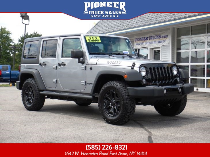 Sold 2016 Jeep Wrangler Unlimited Willys Wheeler in Rochester, NY