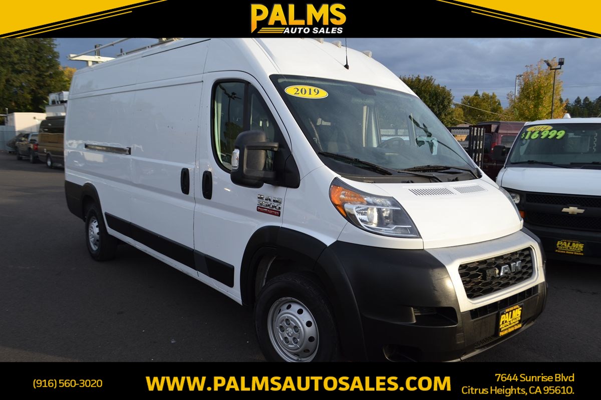 2019 Ram ProMaster Cargo Van 3500 HIGH ROOF EXT 159'