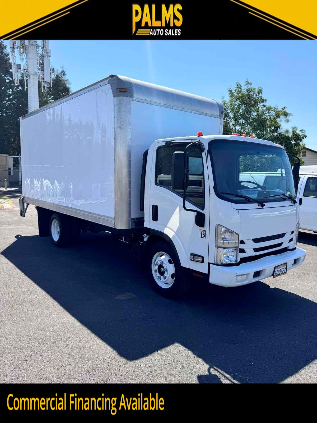 2017 Isuzu NPR HD GAS REG 16FT BOX WITH LIFT GATE