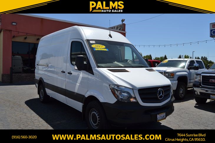 Used 2017 Mercedes Benz Sprinter Cargo Van 2500 Standard Roof V6 144 Rwd Extended In Citrus Heights