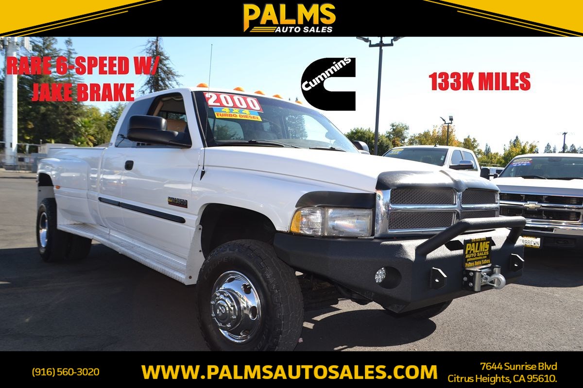 2000 Dodge Ram 3500 4x4 Laramie 6 Speed Manual RARE!