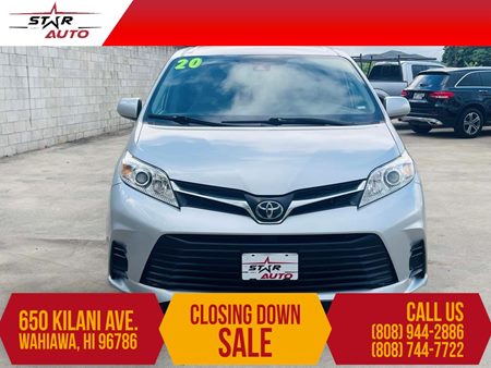 2020 Toyota Sienna LE - CLOSING SALE