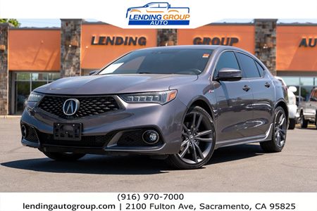 2018 Acura TLX w/A-SPEC Pkg Red Leather